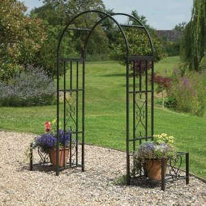 image of Greenhurst Huntingdon Ornamental Arch & Planters