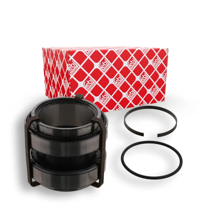 Image of FEBI BILSTEIN 32711 Wheel bearing kit Rear Axle Right, with retaining ring Wheel Bearing Kit (654)