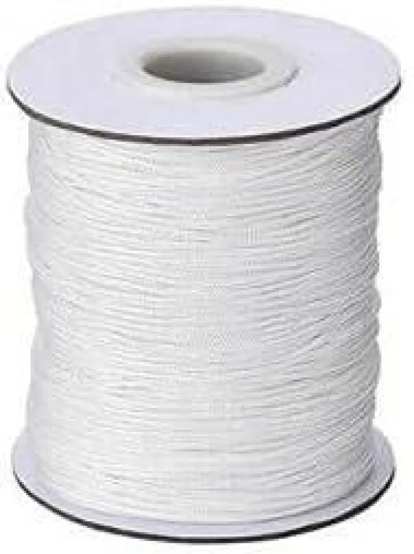 Image of New Edge Blinds 10 Meters 2mm Roman Blind Cord String In White White