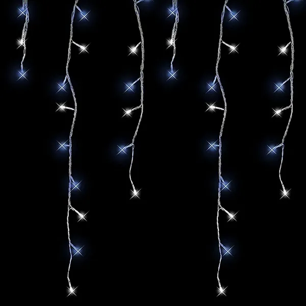 Image of Christmas Workshop 720 LED Icicle Chaser Lights - Blue & White 77550