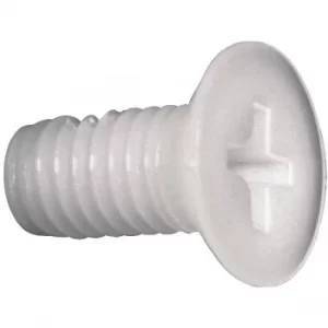 Image of Toolcraft Phillips Countersunk Screw DIN 965 Polyamide M3 x 30mm P...