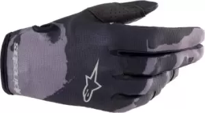 Alpinestars Radar Motorcross Gloves, black-grey, Size 2XL, black-grey, Size 2XL