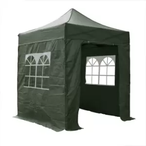 Airwave 2m x 2m Pop Up Gazebo with Sides - Green