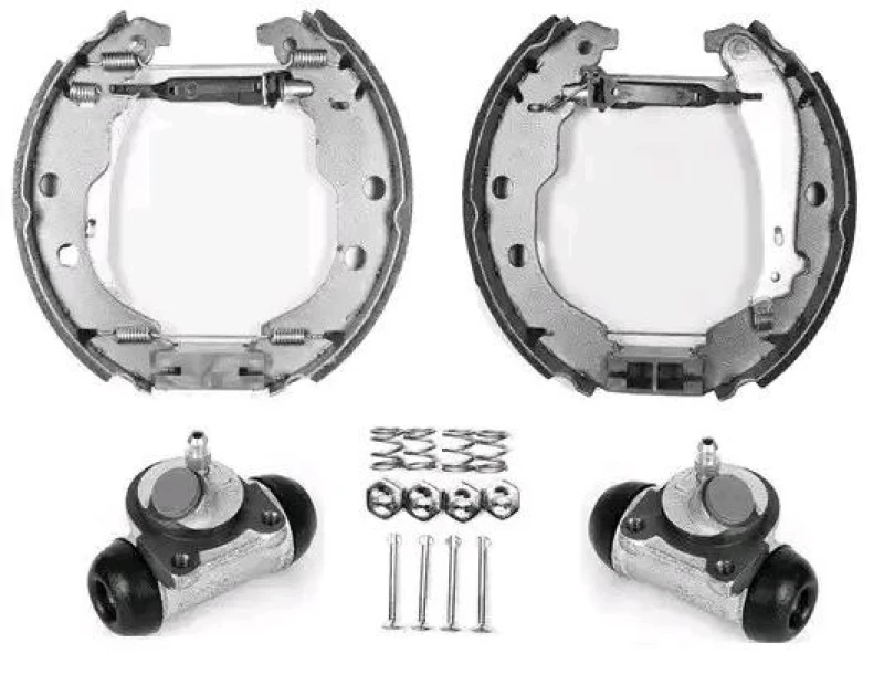 Image of JURID 381338J Brake Set, drum brakes with wheel brake cylinder Brake Set,drum brakes (3859)