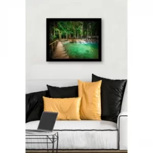Image of SC0660 Multicolor Decorative Framed MDF Painting
