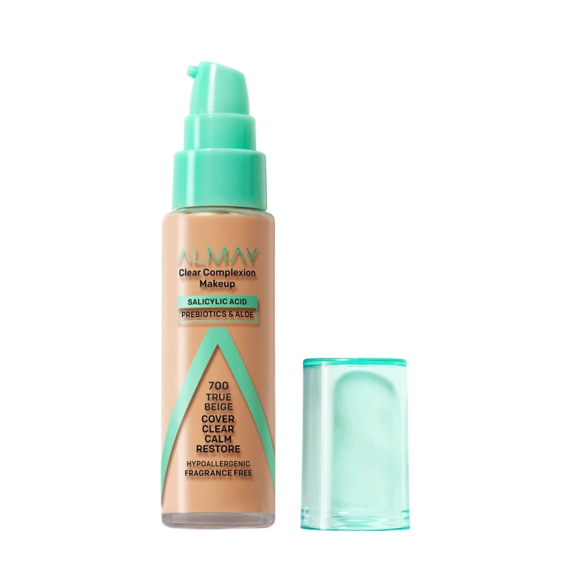 Image of Almay Clear Complexion Makeup 500 Beige Treatment 30ml
