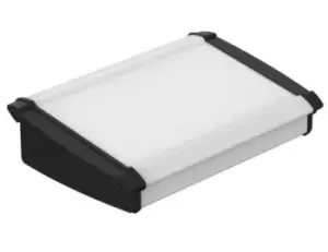 Image of Bopla Alu-Topline (Sets), Sloped Front, Aluminium, 250 x 181.2 x 68.2mm Desktop Enclosure, Black