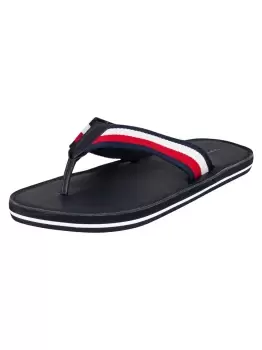 Image of Elevated Leather Beach Sandal