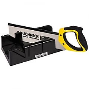 image of Roughneck Mitre Box and Hardpoint Tenon Saw Set 300mm (12in)