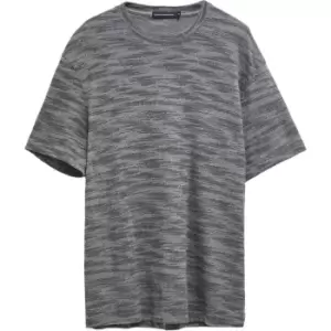 Image of French Connection Haku Slub Tee - Grey