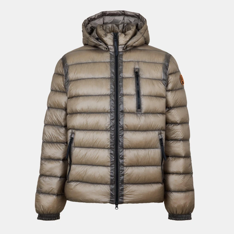 Image of Arctic Army Mens Commando Heavyweight Puffer Jacket Olive C0126 male Large