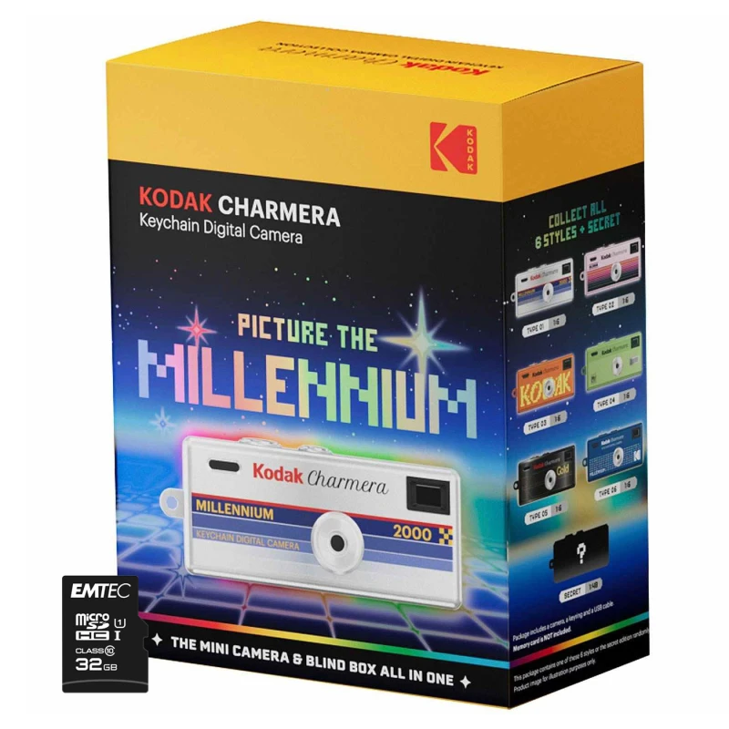 Image of Kodak Charmera Millenium Keychain Digital Camera Surprise Design - Cam