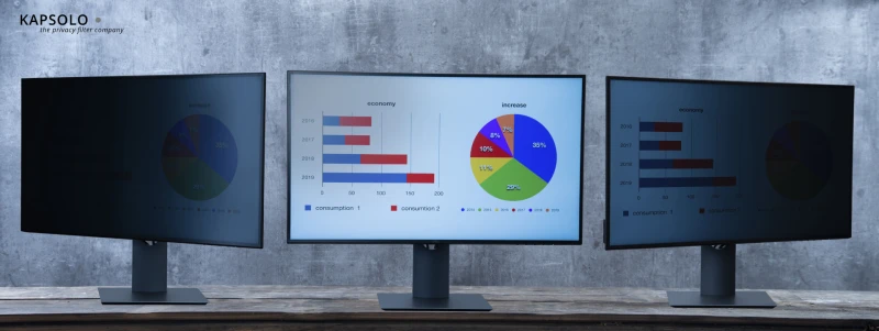 Image of KAPSOLO 2-Way Plug In Privacy 49.53cm (19.5") Wide 16:9