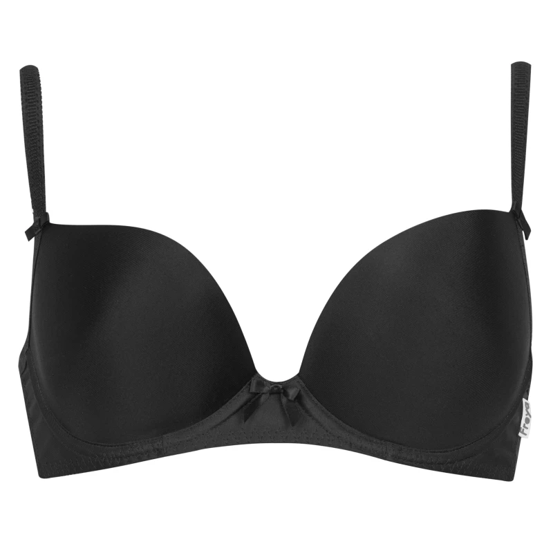 Image of Freya Deco Underwired Plunge Bra BLK Black female 28G