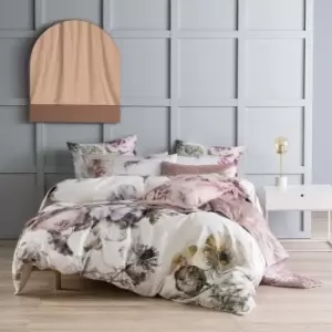 Image of Linen House Ellaria Duvet Cover Set (King) (Multicoloured) - Multicoloured