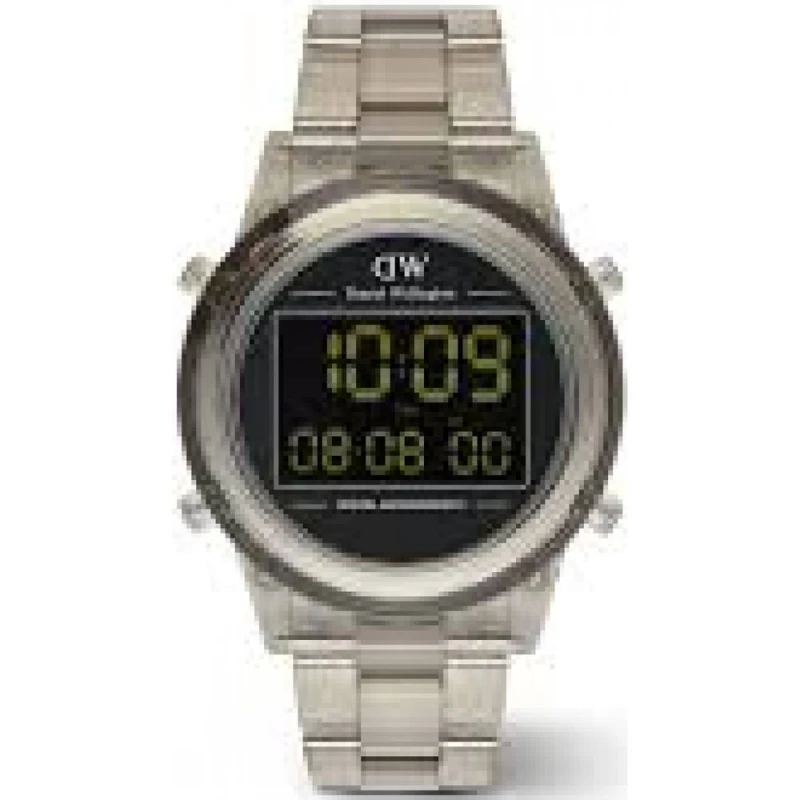 Image of Daniel Wellington Daniel Wellington DW00100766 Retro Digital 42mm Quartz Watch in Grey Grey One Size Unisex 7315030061314