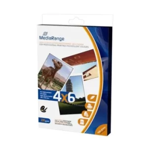 Image of MediaRange Inkjet Photo Paper 220g 100x150mm Ref MRINK104 [50 Sheets]