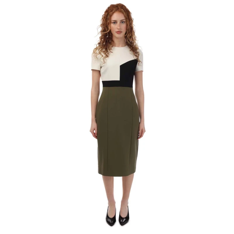 Image of Boss Dezona1 Dress Green female 8