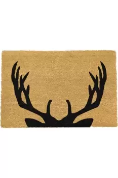 Image of Stag Antlers Doormat - Regular 60x40cm