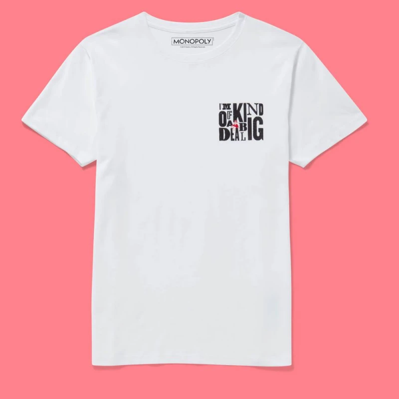 Image of Monopoly King Of Dealing T-Shirt - White - S