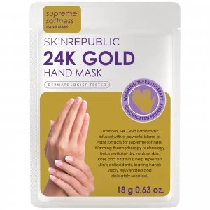 image of Skin Republic 24K Gold Foil Hand Mask 18g