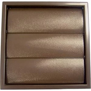 Image of Zexum 100mm Brown Gravity Flap Terminal Vent