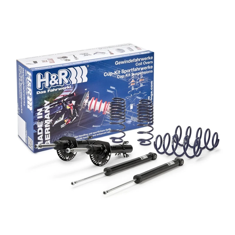 Image of Suspension kit, coil springs / shock absorbers H&R 41977-1