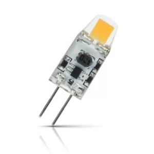 Image of Prolite G4 Capsule LED Light Bulb 1.2W (10W Eqv) Cool White Clear