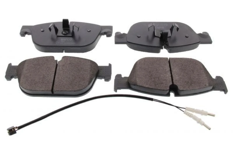 Image of MAPCO 6935 Brake pad set Front Axle, with integrated wear warning contact Brake Pad Set,disc brake (402)