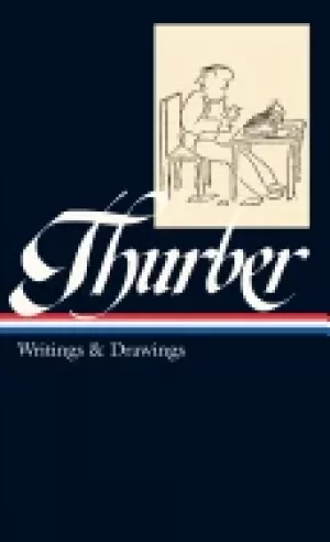 Image of james thurber writings and drawings loa 90 dust jacket edition illustrated