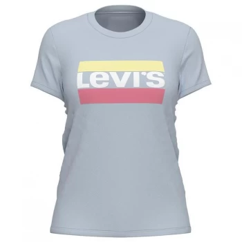 image of Levis Logo Tee Shirt Ladies - PLEIN AIR