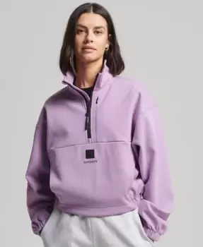Image of Superdry Tech Batwing Half Zip Sweatshirt