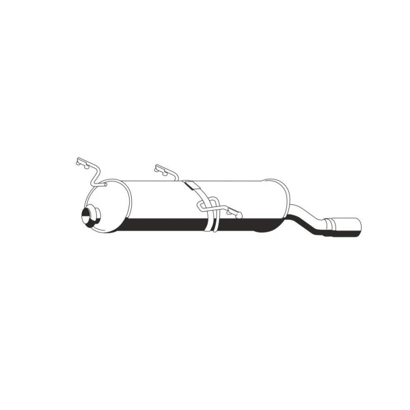 Image of ERNST 500210 Rear silencer End Silencer (3437)