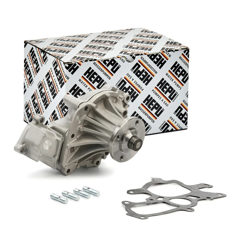 Image of HEPU P7674 Water pump with housing, with bolts/screws, with gasket/seal Water Pump (1260)