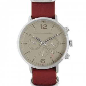 Image of French Connection 1321 Watch Mens - Brown