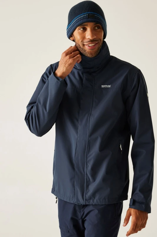 Image of Regatta Regatta Men 'Matt II' Waterproof Shell in Mid Navy Size: X-Large Mid Navy XL Male 5063516002697
