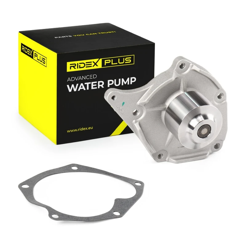 Image of RIDEX PLUS 1260W0200P Water pump with belt pulley, with gasket/seal Water Pump (1260)