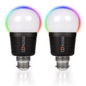 Image of Veho Kasa Bluetooth Smart LED Light Bulb B22 Bulb - Twin Pack