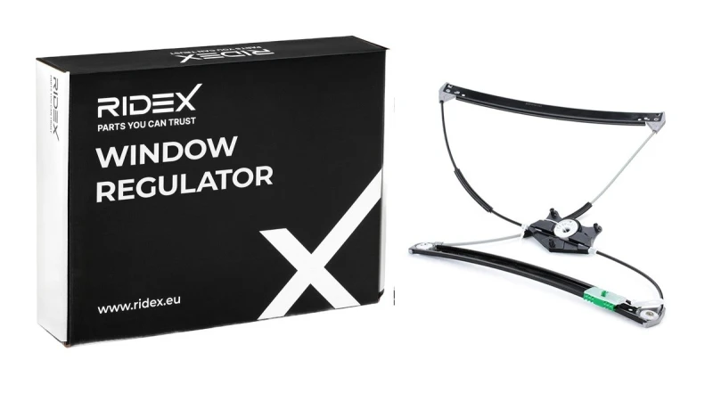 Image of RIDEX 1561W0229 Window regulator Right Front, Operating Mode: Electric, without electric motor Window Winder (1561)