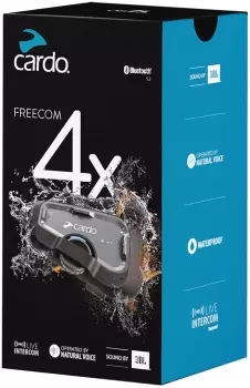 Image of Cardo Freecom 4x Communication System Single Pack, black, black, Size One Size