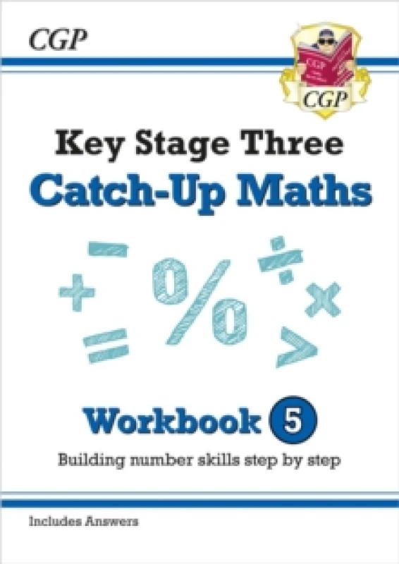Image of CGP Books KS3 Maths Catch-Up Workbook 5 (with Answers) Paperback Multi