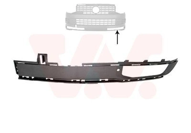 Image of VAN WEZEL Bumper grill VAN WEZEL 5791593