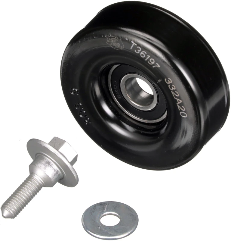 Image of GATES Deflection / guide pulley, V-ribbed belt GATES T36197