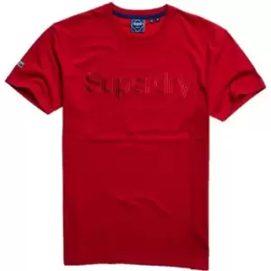 Image of Superdry Source Logo T-Shirt - Red