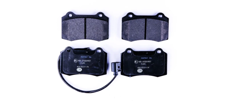 Image of HELLA Brake pad set HELLA 8DB 355 011-741