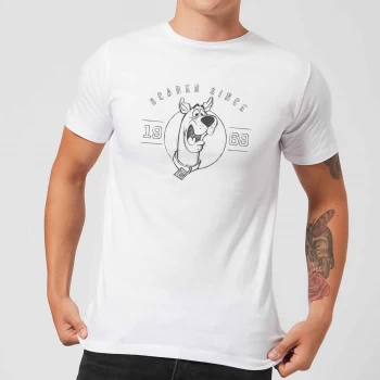 Image of Scooby Doo Scared Since '69 Mens T-Shirt - White - XS