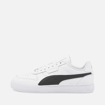 Image of Puma Mens Caven Dime Trainers - Puma White/Puma Black/Puma Silver - UK 11