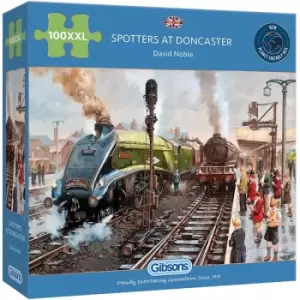 Image of Spotters at Doncaster Jigsaw Puzzle - 100 Extra Large Pieces