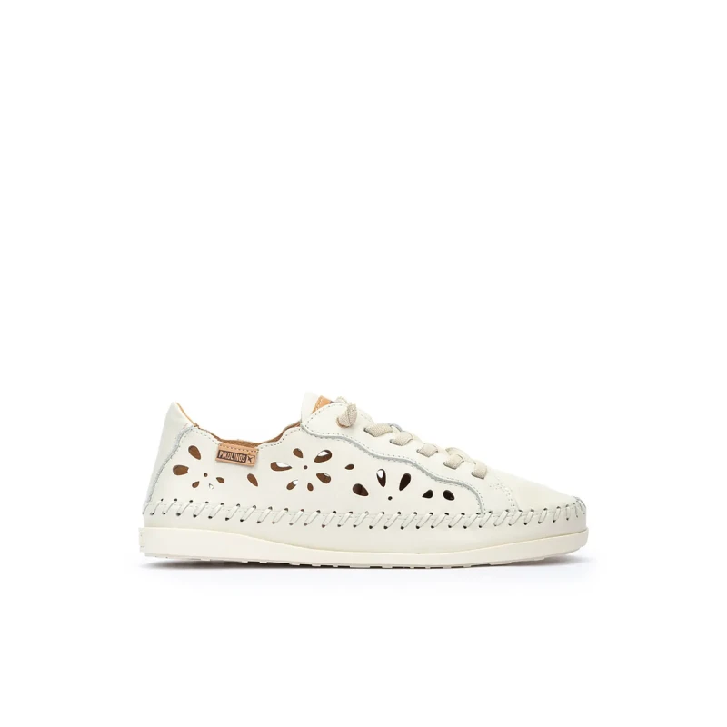 Image of Pikolinos Soller W8B Leather Womens Lace Up Shoes - Nata - Size:UK 4-4.5