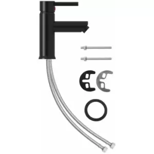 Image of Vidaxl - Bathroom Basin Faucet Black 130x176mm Black